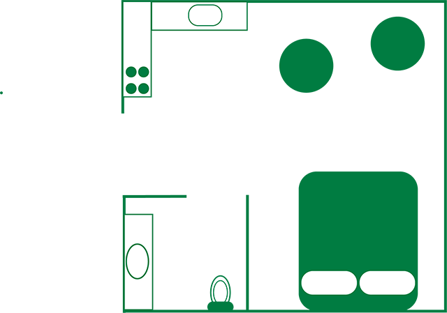 Off-campus housing at UAlberta, bachelor or studio apartment