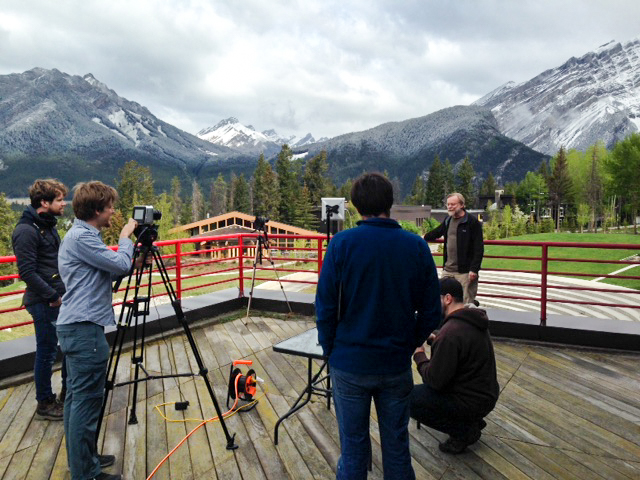 Dr. Stephen Slemon at the Banff Centre in Banff National Park for Mountains 101