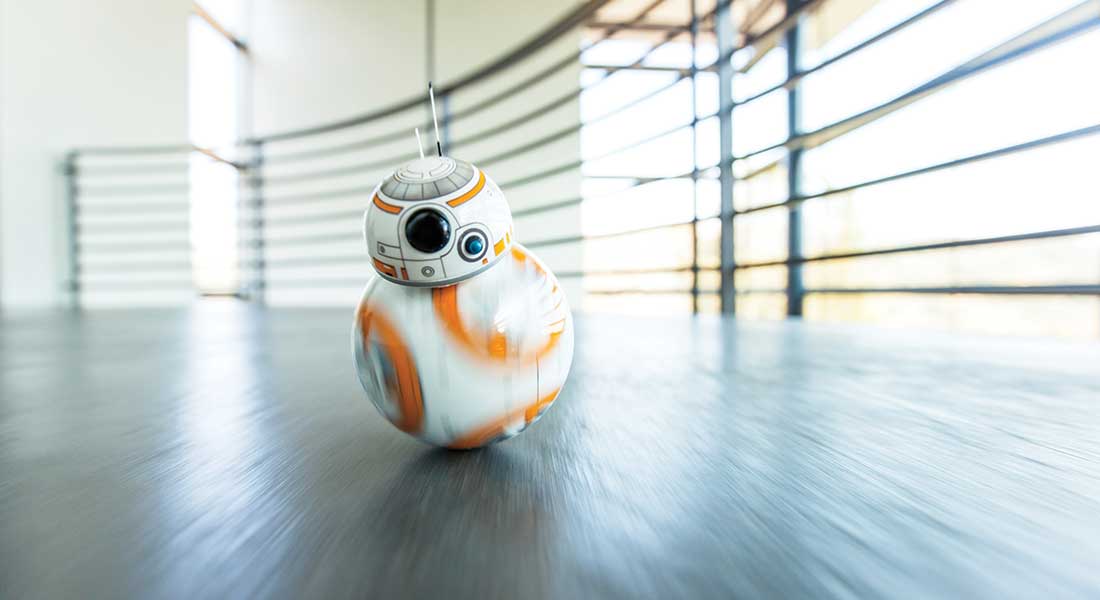 BB-8 from Star Wars: The Force Awakens. (© & ™ Lucasfilm Ltd.)