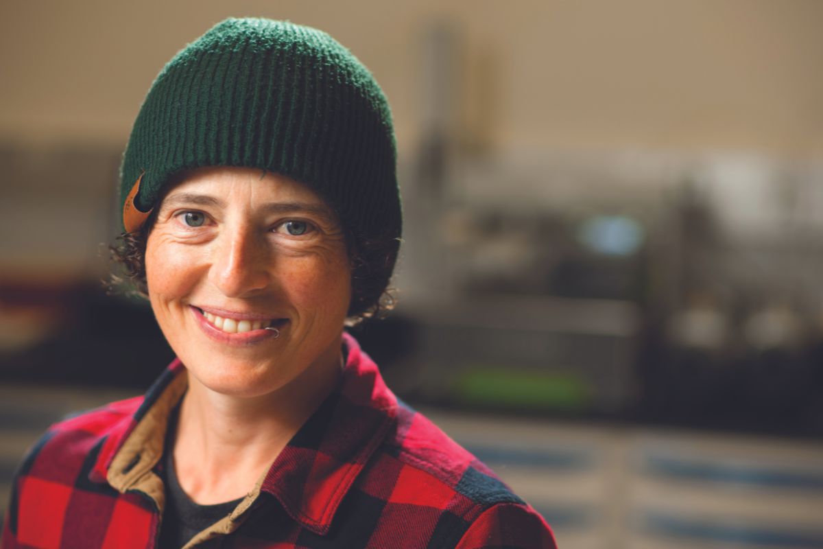 Alison Crisctiello, director of the Canadian Ice Core Lab at the University of Alberta.