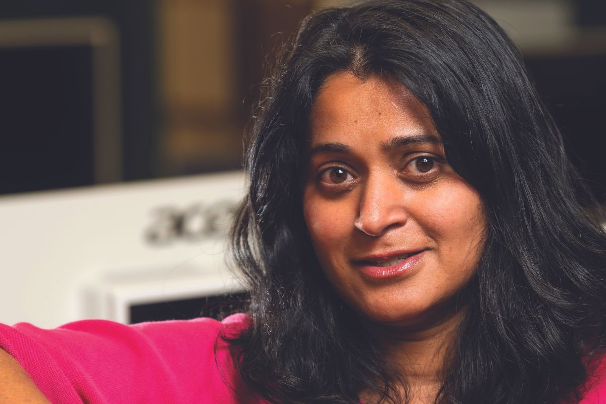 University of Alberta computing scientist and AI ethics expert Nidhi Hegde, photographed in her lab.