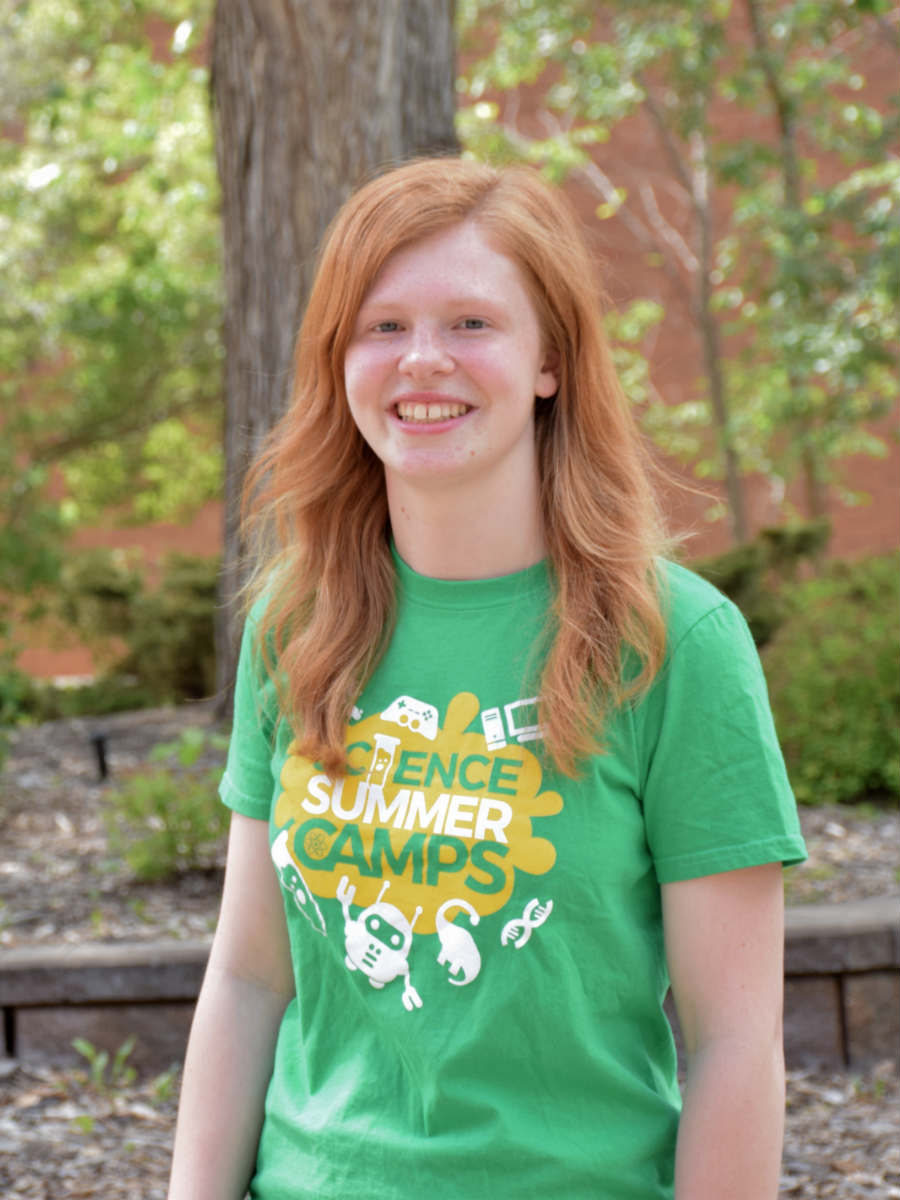 Minecraft camp leader Kaelie Bittorf