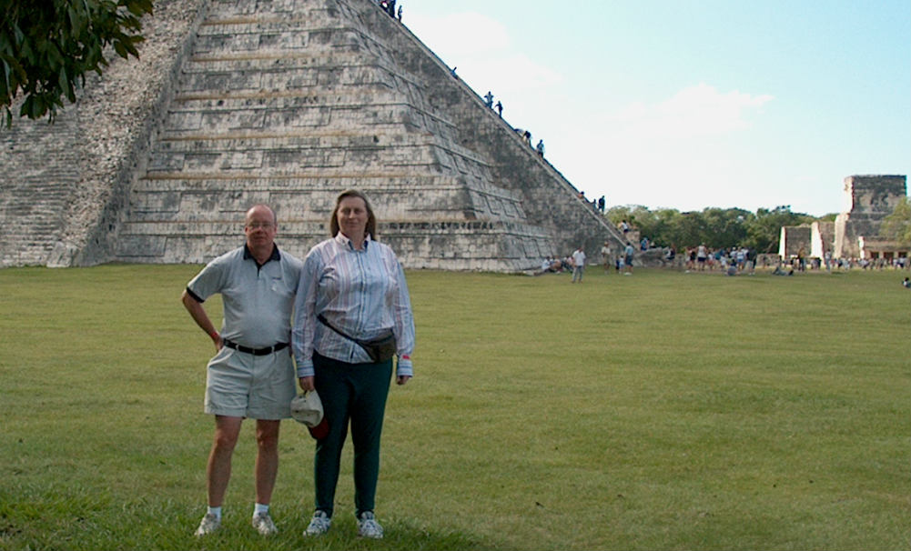 Chris Thomson and Marlene Reynolds, pictured on vacation.