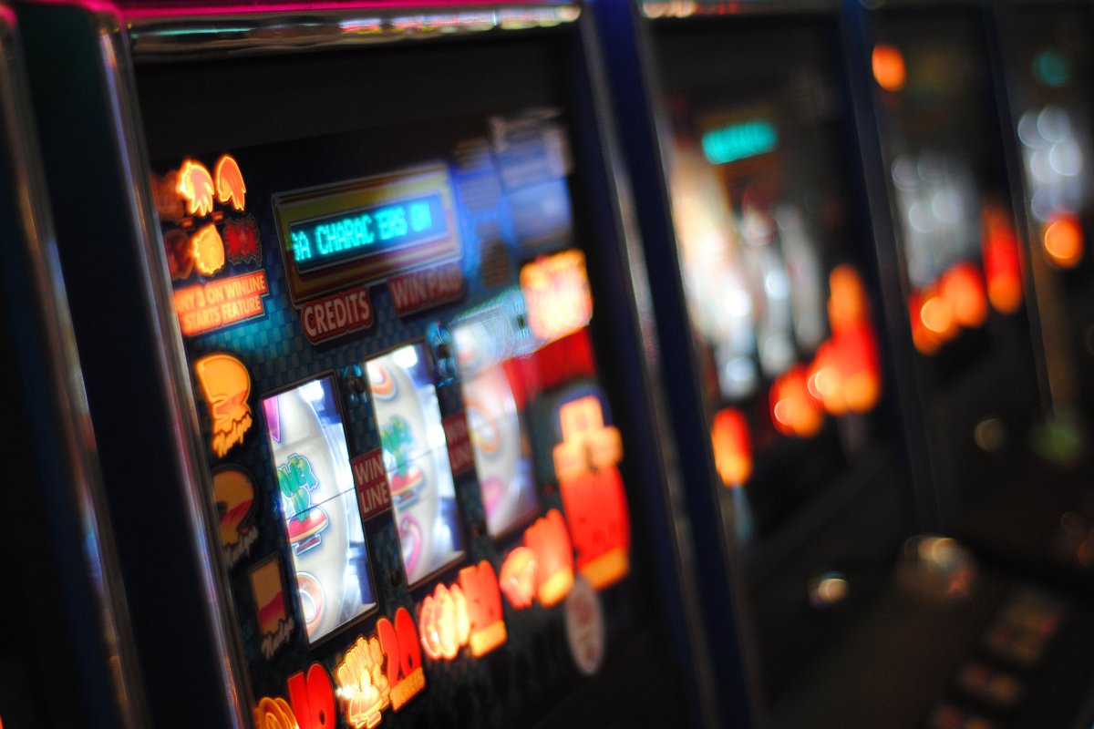 Slot machines in a casino. A new study by UAlberta scientists is examining the role sound and visual effects play in gambling.