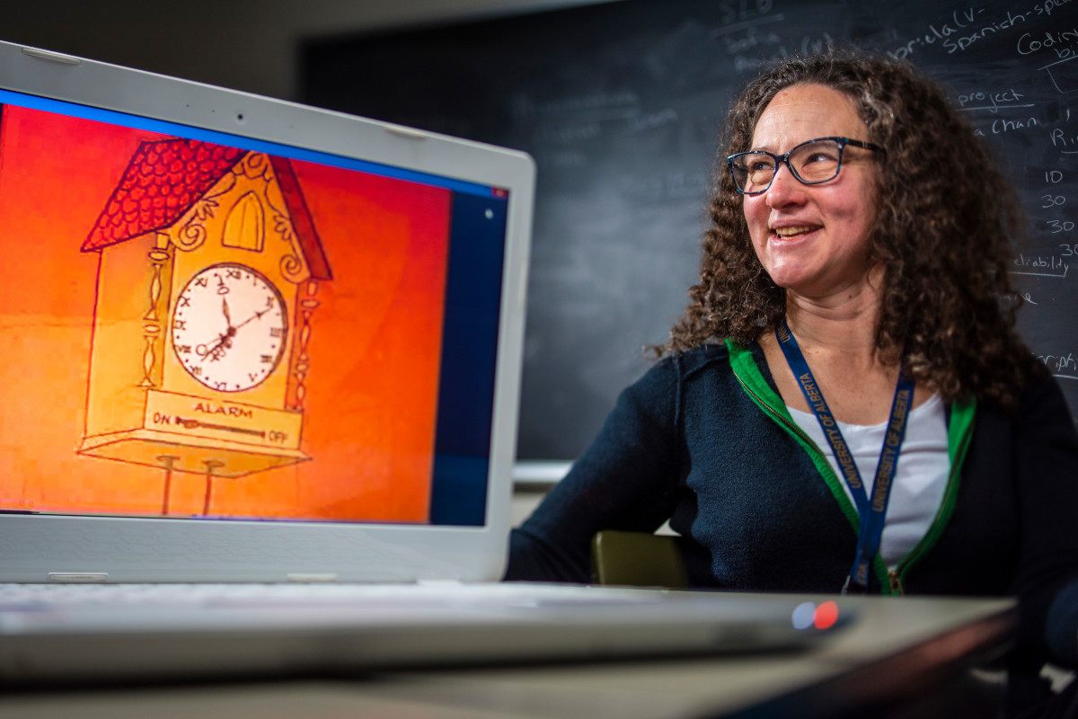 Elena Nicoladis, professor in the Department of Psychology, pictured on campus.