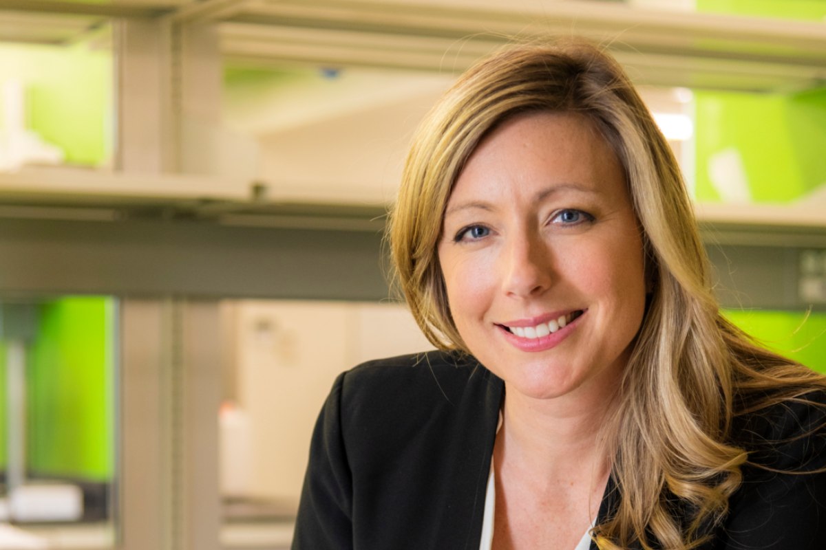 UAlberta scientist Stephanie Green, pictured in her lab on campus.