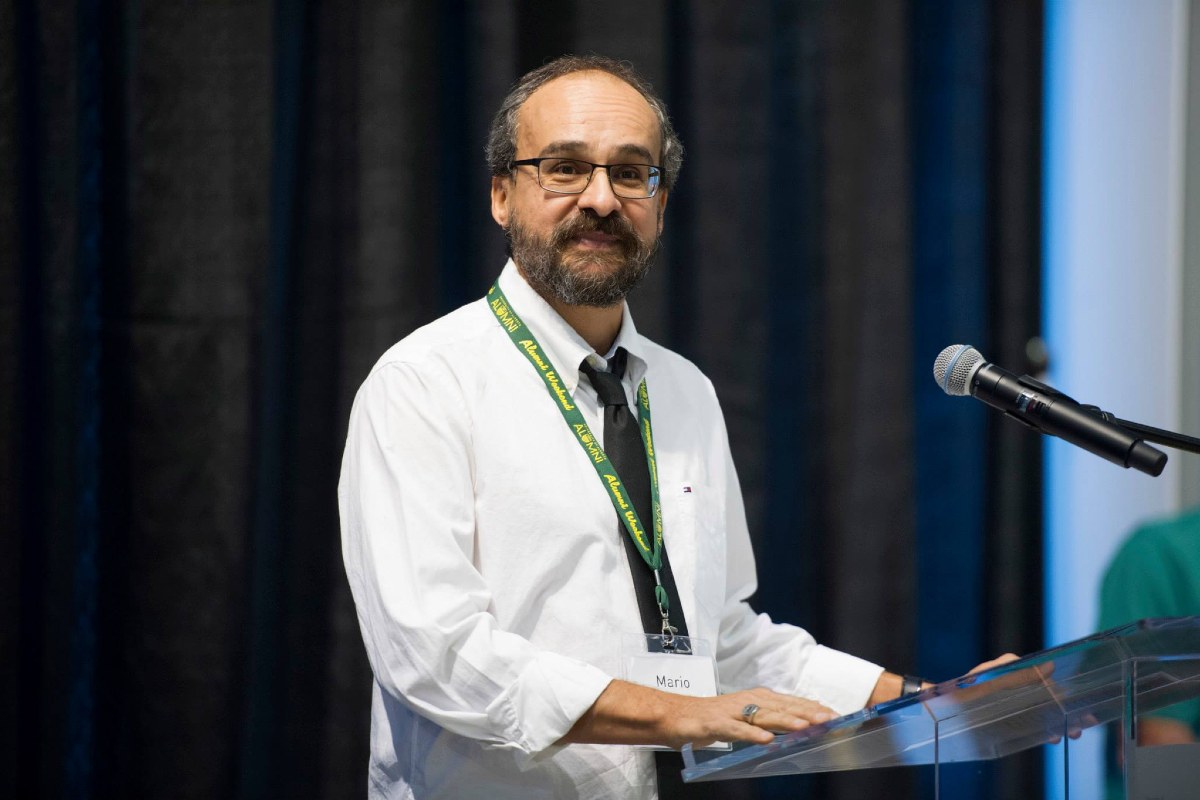 Chair of the Department of Computing Science Mario Nascimento.