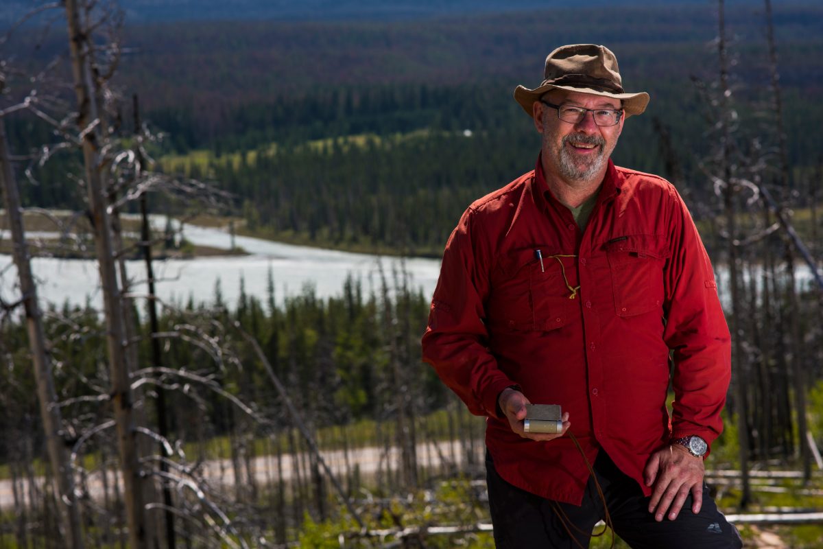 Chair of the Department of Earth and Atmospheric Sciences Stephen Johnston.